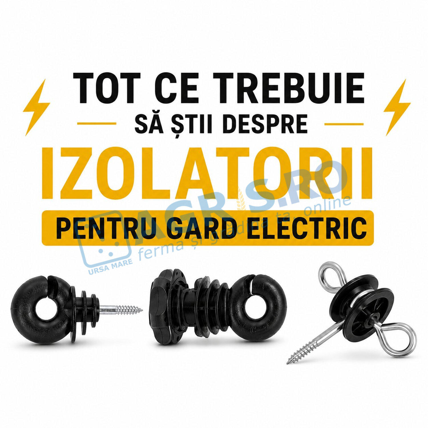 Tot ce trebuie să știi despre izolatorii pentru gard electric