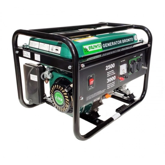 Generator Monofazat de Curent 3000 cu 2 Prize BRONTO