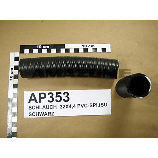 Furtun Spirala PVC Negru O32x4.0 AP353 AMAZONE