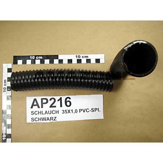Furtun Spirala PVC Negru O35x1.0 AP216 AMAZONE
