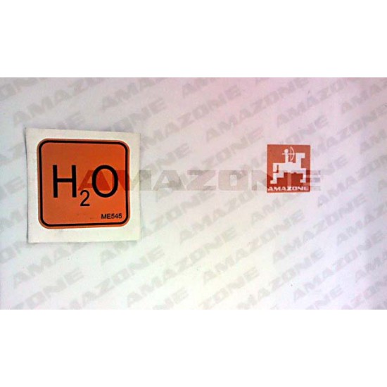 Sticker H2O UF ME545 AMAZONE