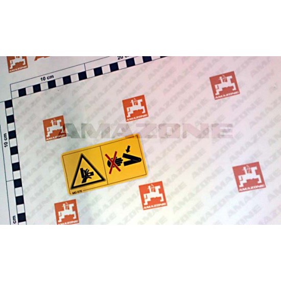 Sticker Pericol de Strivire MD078 AMAZONE