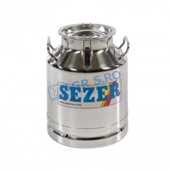 Bidon Lapte Inox 30 Litri cu Capac Etansare Aparat de Muls