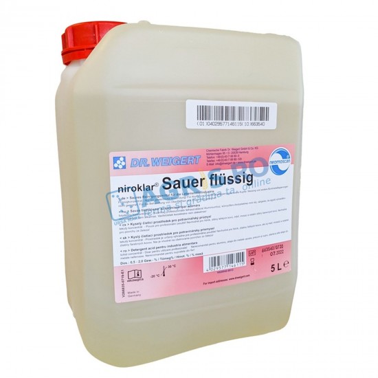 Solutie Curatat Acid Aparat Muls 5 Litri