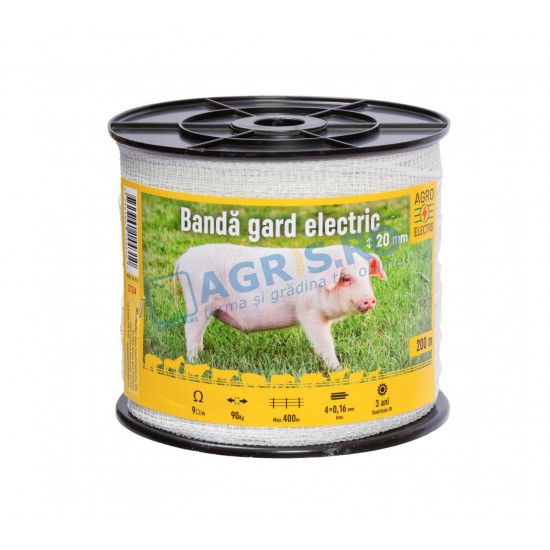 Banda Gard Electric 200m 20 mm grosime