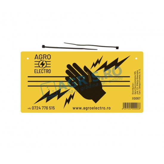 Placuta de Avertizare Gard electric
