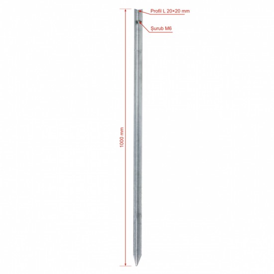 Impamantare metalica aparat gard electric