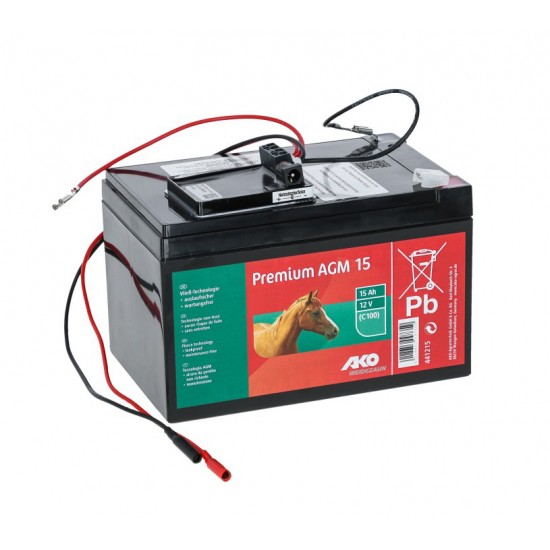 Set AKO Panou Solar 5 W + Baterie 12 V 