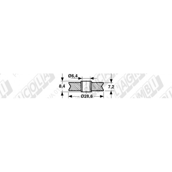 Ac presa balotiera 59.105 NEW HOLLAND SGORBATI 640mm