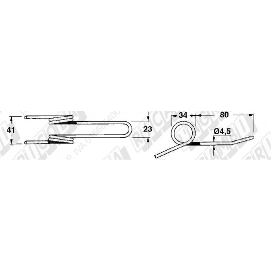 Arc Retinator Balotiera AMA 61.106 75-382 Arc Retinator Balotiera AMA 61.106 75-382