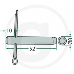 Bolt Forfecare Balotiera WELGER 6470915882100F Bolt Forfecare Balotiera WELGER 6470915882100F