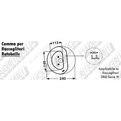 Cama Pick-Up Balotiera WELGER 59.460 1128517 128517 59.46.00