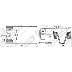Deget pick-up Balotiera ITALLO SVIZZERA 59.543 LS50026 LS50026 59.543