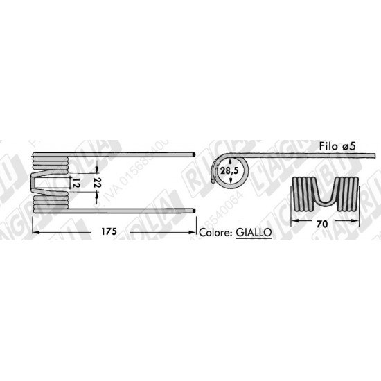 Deget pick-up Balotiera JOHN DEERE 59.528A LS60019 CC 21386, CC21386 LS60019 59.528A