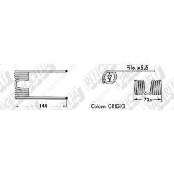 Deget pick-up Balotiera KRONE 59.556-B LS60015 938.158.0, 9381580, Z9381580 LS60015 59.556