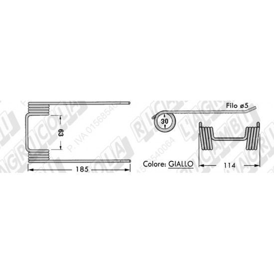 Deget pick-up Balotiera SGORBATI/ NEW HOLLAND 59.514 LS50041 37762, 127566 LS50041 59.514
