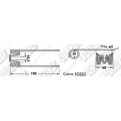 Deget pick-up Balotiera WELGER 59.523 LS50047 0343.51, 034351, 0940.52.25.00, 09405225 LS50047 