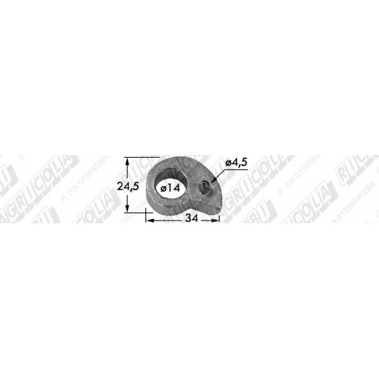 Excentric Balotiera Welger 0764.15.00.00 62.504-2