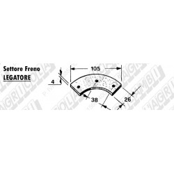 Ferodou Balotiera SGORBATTI Ama New Holland Rota 59.651 1111/2126 Ferodou Balotiera SGORBATTI Ama New Holland Rota 59.651 1111/2126