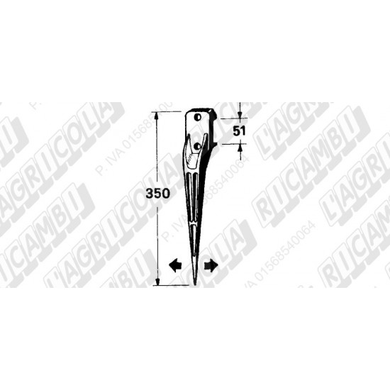 Furca Balotiera New Holland Sgorbati 59.216 536220