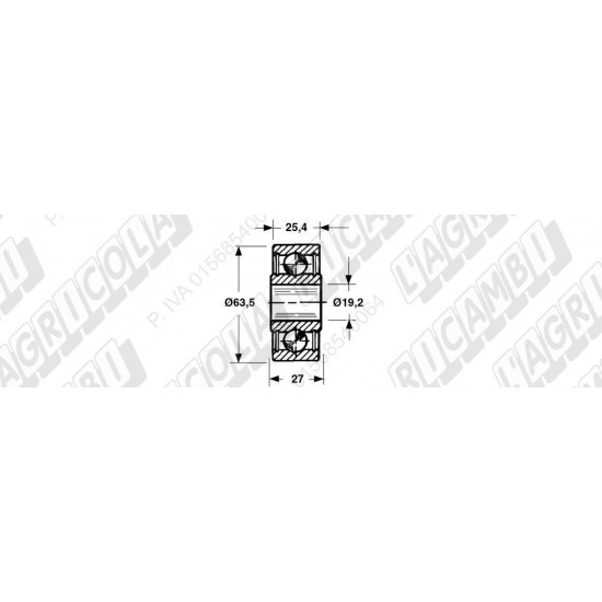 Rola Balotiera John Deere 58.122 8680 Rola Balotiera John Deere 58.122 8680