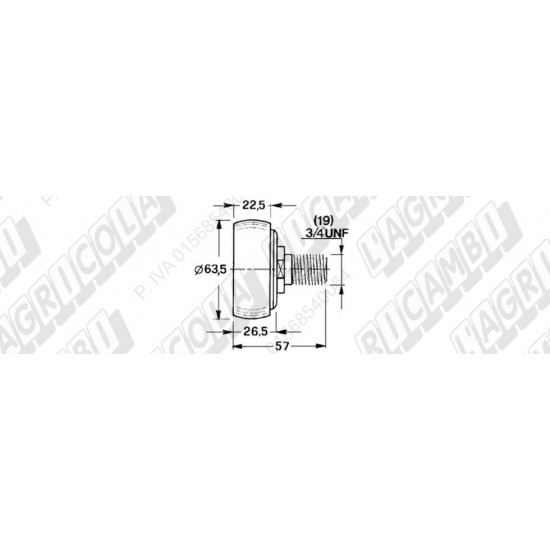 Rola Piston Balotiera John Deere New Holland Sgorbati 58.101 44457 1111/3515 AE30220 AE20220 622426M3 7713829 535659 80535659