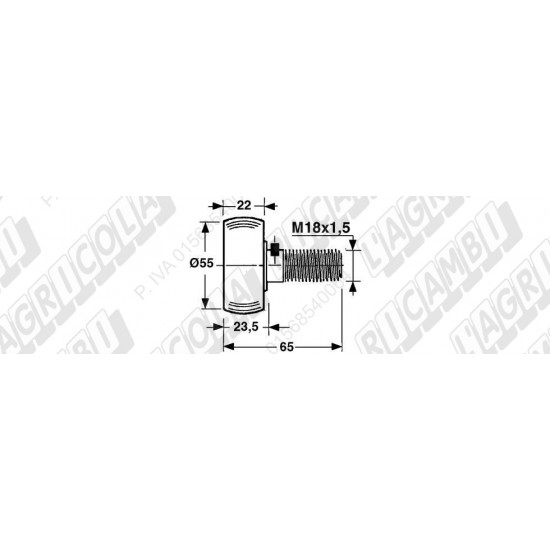 Rola Piston Balotiera Rivierre Casalis 58.113 59.737 5973