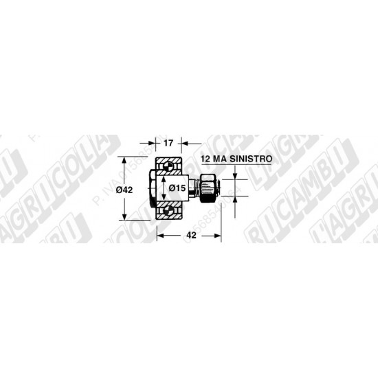 Rola Piston Balotiera Gallignani 58.162 00.70.403 19.05.222 88.51.161
