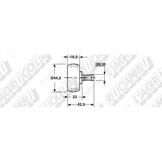 Rola Piston Balotiera New Holland Sgorbati 58.180 44280.1097500741
