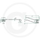 Gheara Elastica Grebla FIORINI FELLA STOLL 90x441x41mm 4059139025671 0292960 490046 5250292960 490046KR