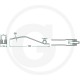 Gheara Elastica Grebla DEUTZ FAHR VICOL PZ TAARUP 93x590x40mm 1660.0387 4059139026364 16600387 52516600387 VF1660038786KR