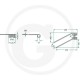 Gheara Elastica Grebla FELLA 123x390x37mm 461 11 4059139027088 525461110 461110KR