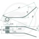 Gheara Elastica Grebla SLAM BORELLO 98x485x43mm 525525139 