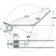 Gheara Elastica Grebla 96x575x43mm 525525161 