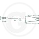 Gheara Elastica Grebla VICOL PZ 113x375x42mm PZ110 4059139025435 525PZ110 VGPZ110KR