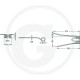 Gheara Elastica Grebla VICOL PZ 113x375x42mm VGPZ111 4059139025527 525PZ-111 VGPZ111KR