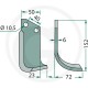 Cutit Freza GRILLO 180GRI-06L Stanga 42304