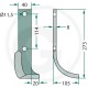 Cutit Freza HOWARD 180HOW-07L Stanga 73000009941V 9941 RB9941