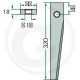Cutit Grapa Rotativa KUHN 180RH41 52503700 525.037.00 KE0701
