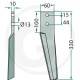Cutit grapa rotativa DONDI 56030 10100262 Stanga 6226031 KE0322