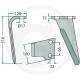 Cutit Grapa Rotativa RABE Corvus 56030 84045002 Stanga 84045014 84274002 84045008 84045002 84274001 KE1303