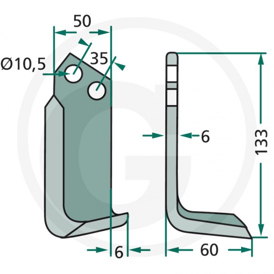 Cutit Freza BREVIGLIERI 180BRE-13R Dreapta MBE-S/10021 RB101111