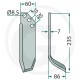 Cutit Freza KUHN HUARD 180KUH-14R Dreapta 596031 RB596031