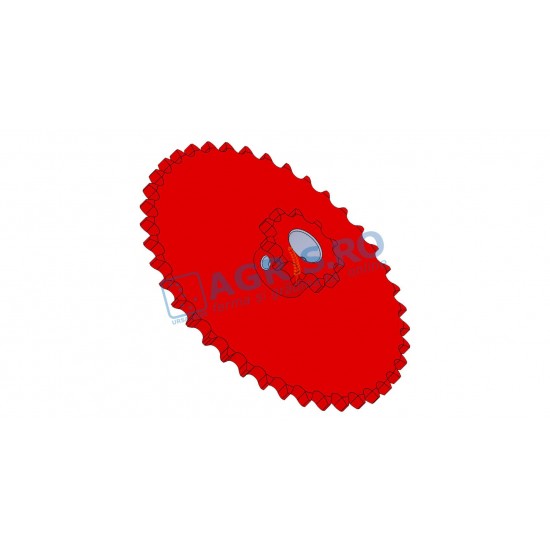 Roata Lant Dubla / Pinion Dublu ZMAJ 213-14/04 fi210/25x44 211.041.1008