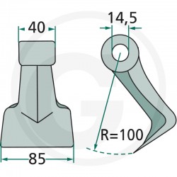 Cutit Tocator 18063-M-37-14 