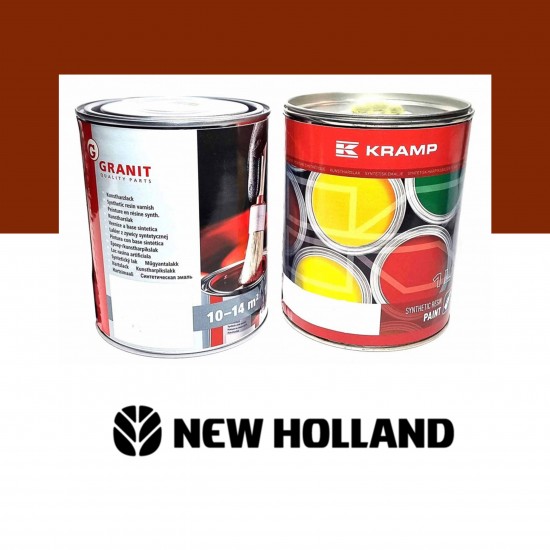 Vopsea NEW HOLLAND - Rosu 1 Litru Kramp