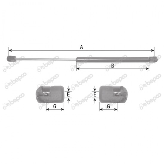 Amortizor Usa Fiat  5136427 9960892 23/870-122 BEPCO
