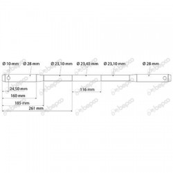 Ax ridicare hidraulica John Deere L41197 26/6678-16 BEPCO