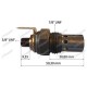 Bujie 12V 59.3mm Claas John Deere Massey Ferguson Valtra 11720305 3112805R1 71700100 872209031870 VPF3706 26/60-6 BEPCO