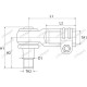 Cap Bara Massey Ferguson Landini New Holland 1617826M93 3314437M1 3426660M1 VPJ3156 30/497-18 BEPCO